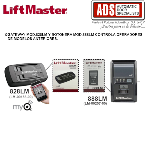 Liftmaster - México - ADS® - Catálogo - Puertas & Portones Automaticos S.A.  de C.V.