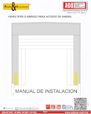 Anden y Accesorios, Manual de instalación Sheltel de Anden, Puertas y Portones Automaticos S.A. de C.V.