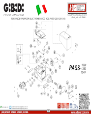 Operador Corrredizo Electromecanico GIBIDI MOD.1200-1800-2500 230V., ADS Puertas & Portones Automaticos S.A. de C.V.