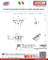 Especificaciones Tecnicas Carro GRANDE HEAVY.pdf, ADS Puertas & Portones Automaticos S.A. de C.V.