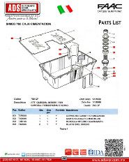 Catalogo Partes de Reemplazo 760 120VAC FAAC, ADS Puertas y Portones Automaticos S.A. de C.V.