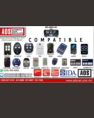 Boletín, ADS Puertas y Portones Automaticos, Transmisor MultiFrecuencia MF-00001-00, Lista de Compatibilidades